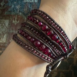 Chan Luu Wrap Bracelet - Maroon